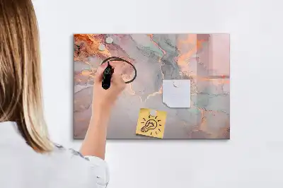 Magnetická kreslící tabule dekorativní mramor