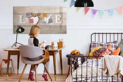 Popisovatelná magnetická tabule s nápisem Láska