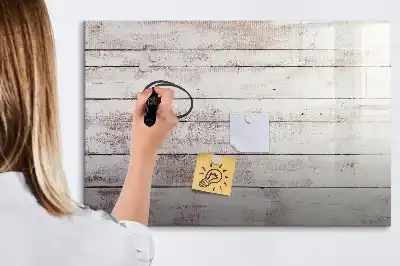 Magnetická kreslící tabule ve vzoru dřevěných prken