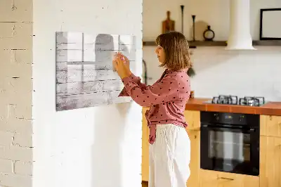 Magnetická kreslící tabule ve vzoru dřevěných prken