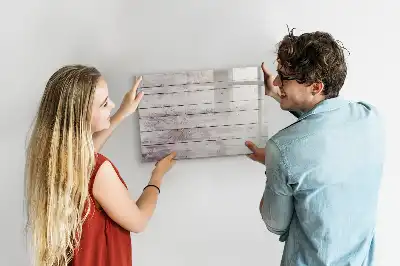 Magnetická kreslící tabule ve vzoru dřevěných prken