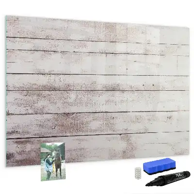 Magnetická kreslící tabule ve vzoru dřevěných prken