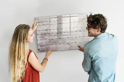 Magnetická kreslící tabule ve vzoru dřevěných prken