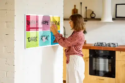Magnetická kreslící tabule motivační