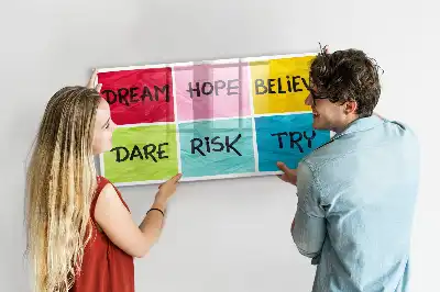 Magnetická kreslící tabule motivační