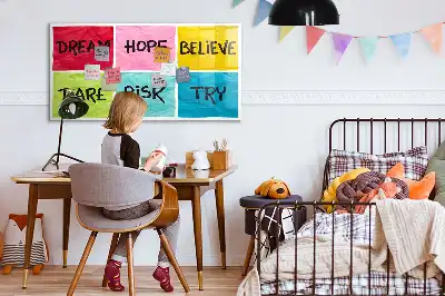 Magnetická kreslící tabule motivační
