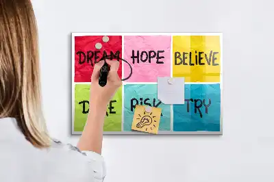 Magnetická kreslící tabule motivační