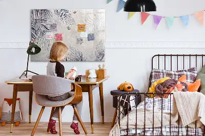 Magnetická kreslící tabule ve tvaru palmového listu
