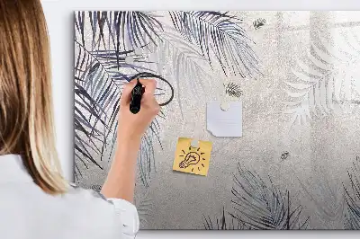 Magnetická kreslící tabule ve tvaru palmového listu