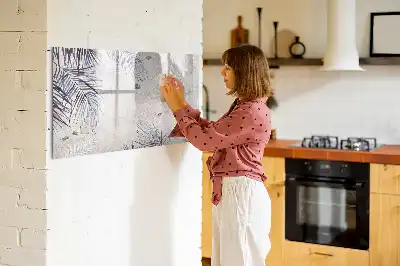 Magnetická kreslící tabule ve tvaru palmového listu