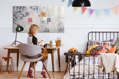 Magnetická kreslící tabule ve tvaru palmového listu