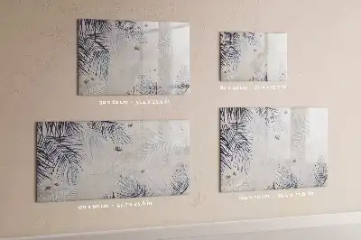 Magnetická kreslící tabule ve tvaru palmového listu