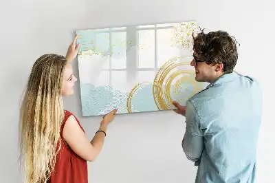 Popisovatelná magnetická tabule dekorativní vzor