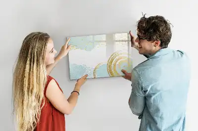 Popisovatelná magnetická tabule dekorativní vzor