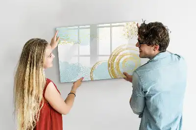 Popisovatelná magnetická tabule dekorativní vzor