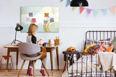 Popisovatelná magnetická tabule dekorativní vzor