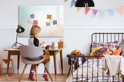 Magnetická kreslící tabule v designu akvarelového mramoru