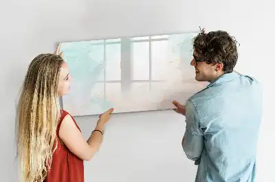 Magnetická kreslící tabule v designu akvarelového mramoru