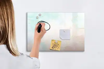 Magnetická kreslící tabule v designu akvarelového mramoru