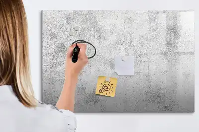Magnetická kreslící tabule v designu betonové zdi