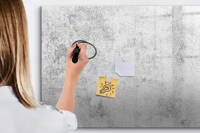 Magnetická kreslící tabule v designu betonové zdi