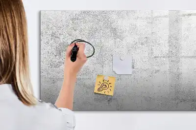 Magnetická kreslící tabule v designu betonové zdi