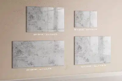 Magnetická kreslící tabule v designu betonové zdi