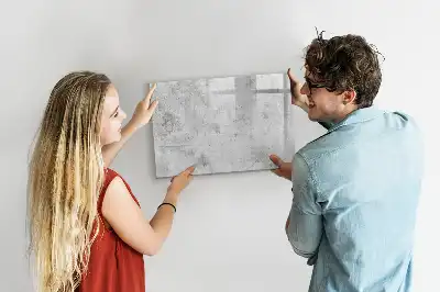 Magnetická kreslící tabule v designu betonové zdi