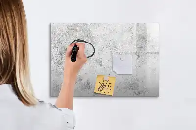 Magnetická kreslící tabule v designu betonové zdi