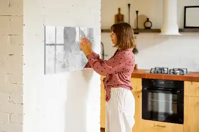 Magnetická kreslící tabule v designu betonové zdi