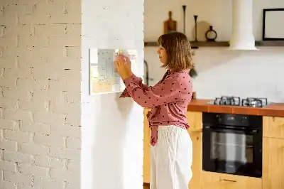 Magnetická kreslící tabule rodinný plánovač