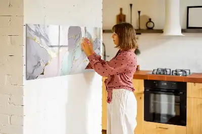 Popisovatelná magnetická tabule s mramorovým vzorem