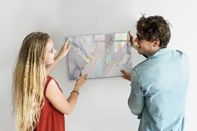 Popisovatelná magnetická tabule s mramorovým vzorem