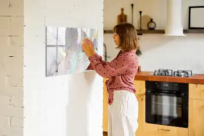 Popisovatelná magnetická tabule s mramorovým vzorem