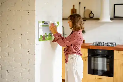 Magnetická kreslící tabule s motivem rozvrhu hodin