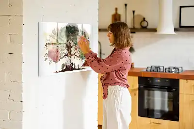 Magnetická tabule s motivem rodokmenu