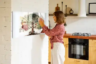 Magnetická tabule s motivem rodokmenu