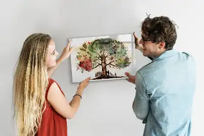 Magnetická tabule s motivem rodokmenu