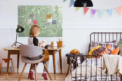 Magnetická kreslící tabule vzor s listy