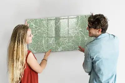 Magnetická kreslící tabule vzor s listy