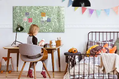 Magnetická kreslící tabule vzor s listy