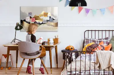 Magnetická kreslící tabule s motivem abstrakce hor