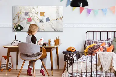 Popisovatelná magnetická tabule dekorativní mramor