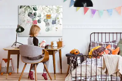 Magnetická kreslící tabule v podobě visících rostlin