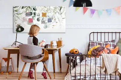 Magnetická kreslící tabule v podobě visících rostlin