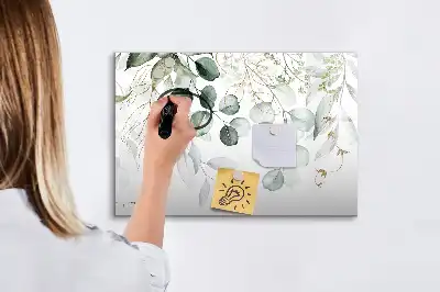 Magnetická kreslící tabule v podobě visících rostlin