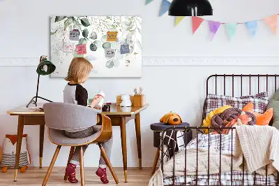 Magnetická kreslící tabule v podobě visících rostlin