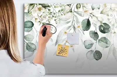 Magnetická kreslící tabule s motivem rostlin přírody