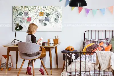 Magnetická kreslící tabule s motivem rostlin přírody