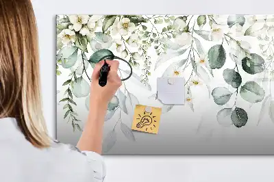 Magnetická kreslící tabule s motivem rostlin přírody